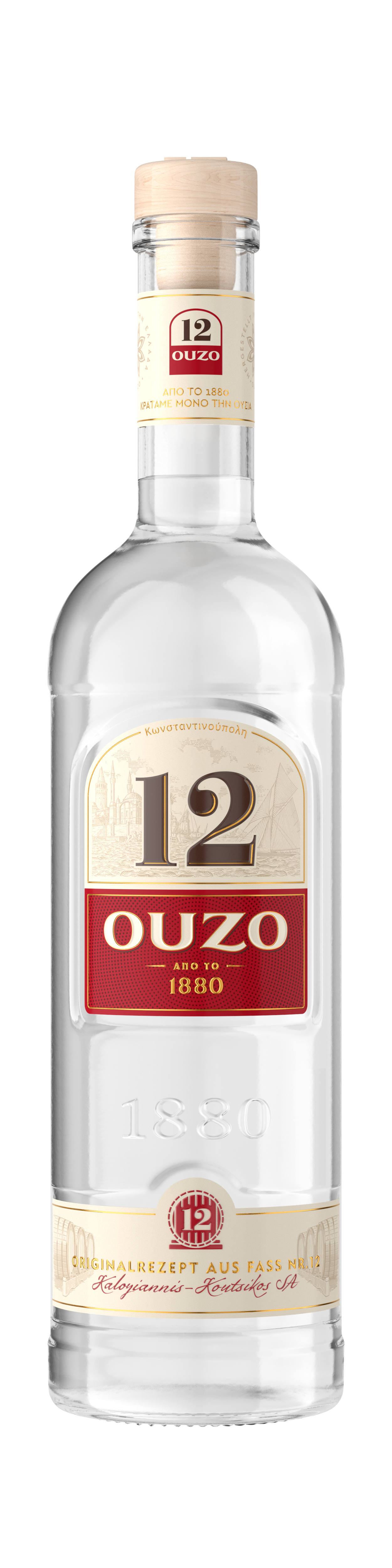 Ouzo 12 6X70Cl %40