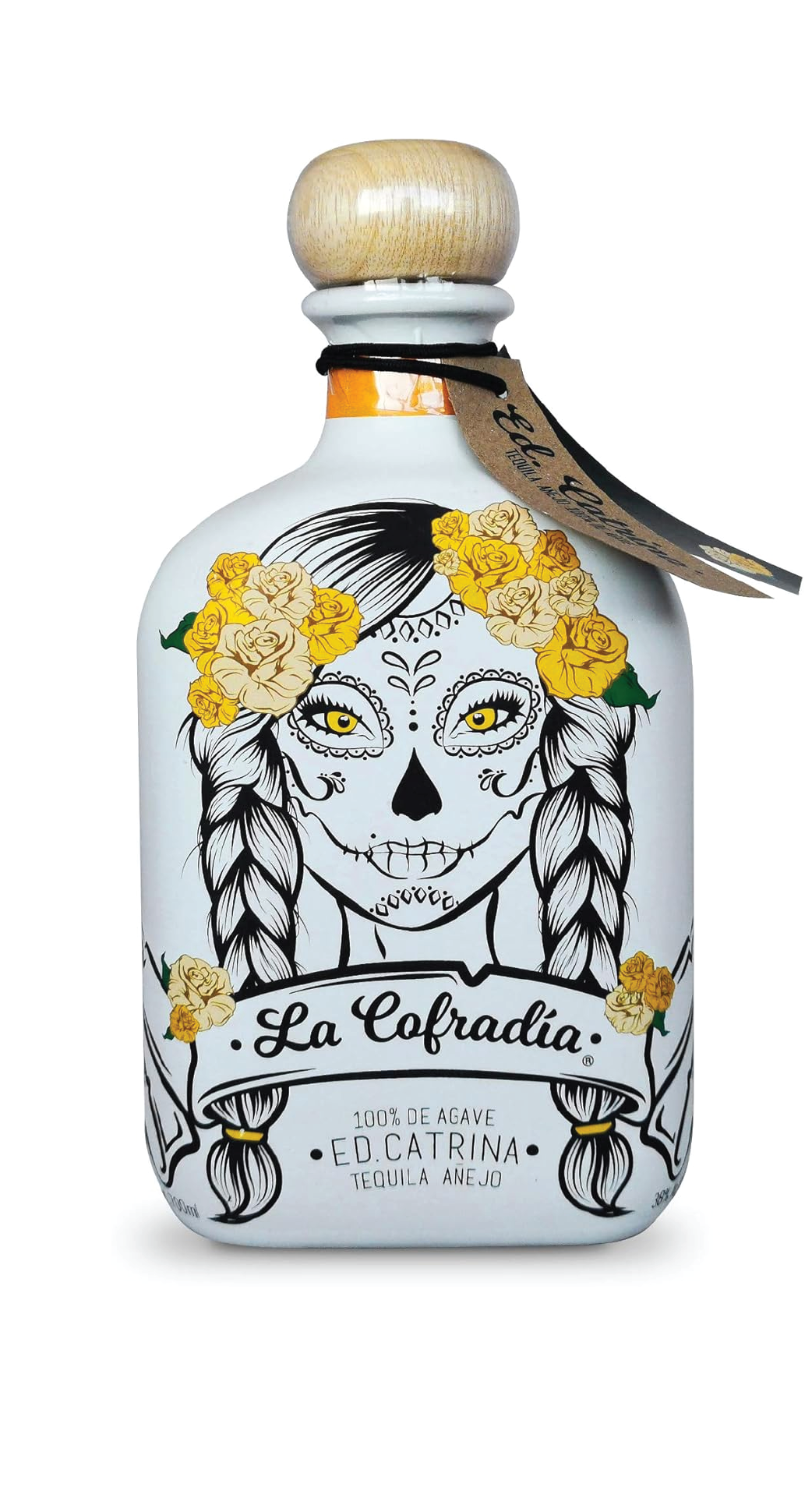 Catrina Ceramica Anejo Tequila 6X70 Cl