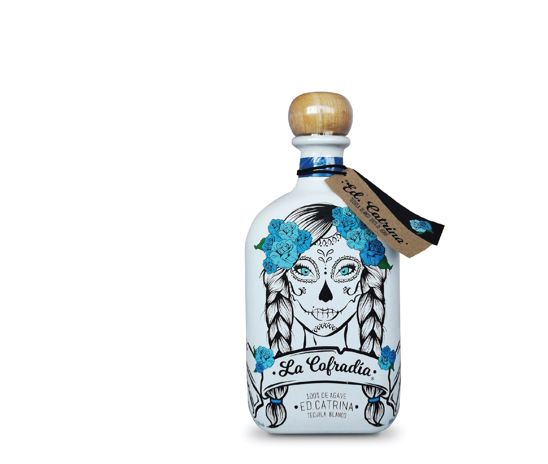 Catrina Ceramica Blanco Tequila 70 Cl