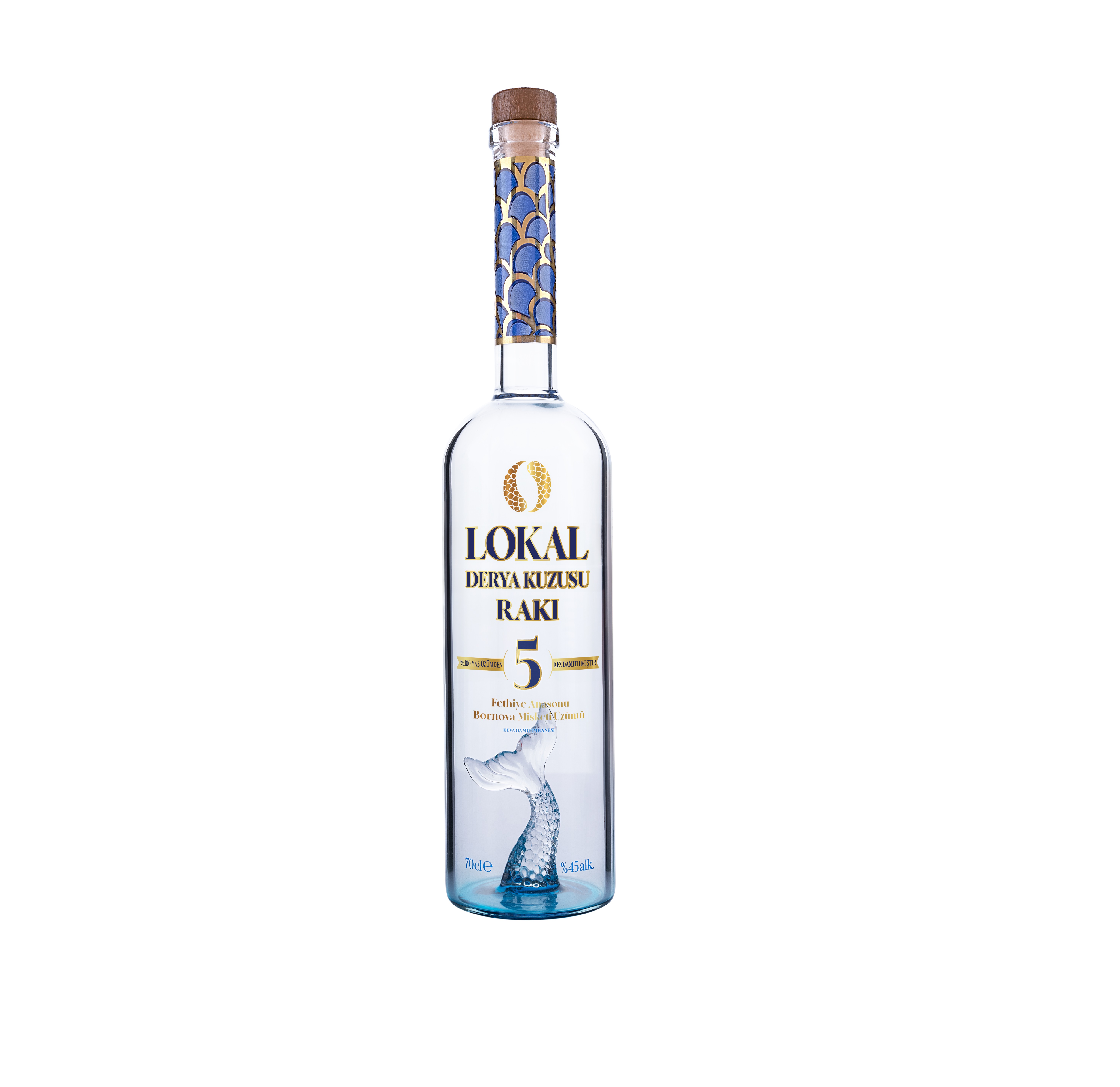 Lokal Raki 5 Di̇sti̇le 70 Cl (Balikli)